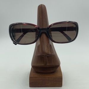 DKNY Burgundy Oval Sunglasses Frames